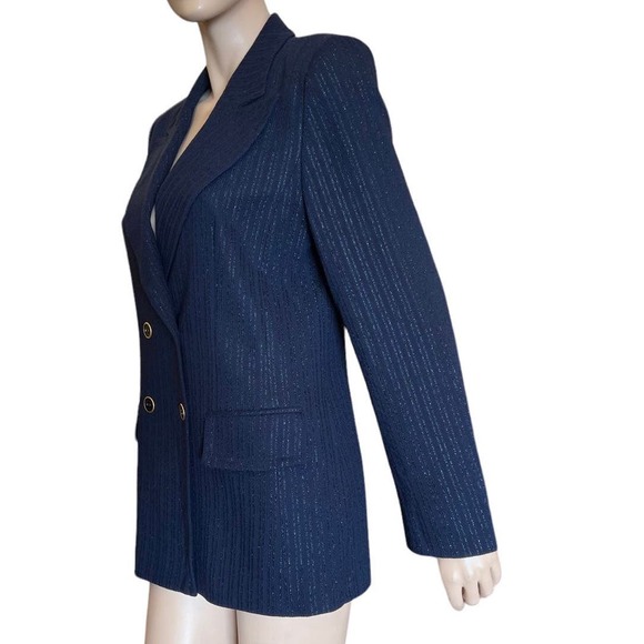 Vintage Electre Paris Wool Top Blazer Size Medium  Made in France - Picture 3 of 12